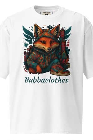 Bubbaclothes Camiseta Oversize "Calle y Fuego" – Estilo Urbano Streetwear Unisex